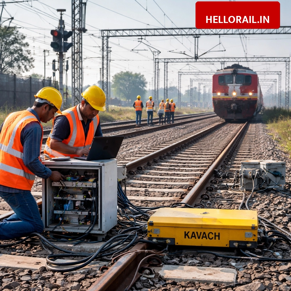 Railway safety boost: Kavach technology installation accelerates across multiple zones