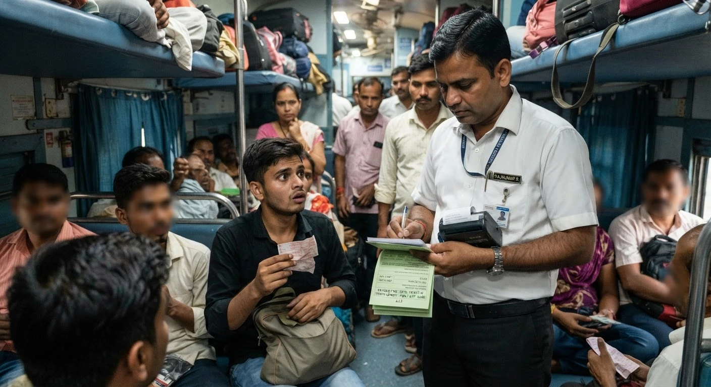 Indian Railways increases penalties for travelling with general tickets in reserved coaches