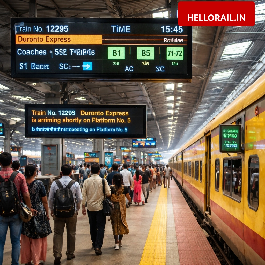 Railway Station Upgrade: Indian Railways to install coach display systems and digital announcements