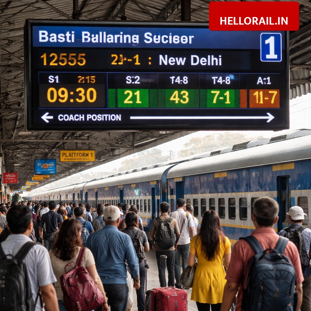 Basti Railway Station: Digital coach guidance system launched to help passengers