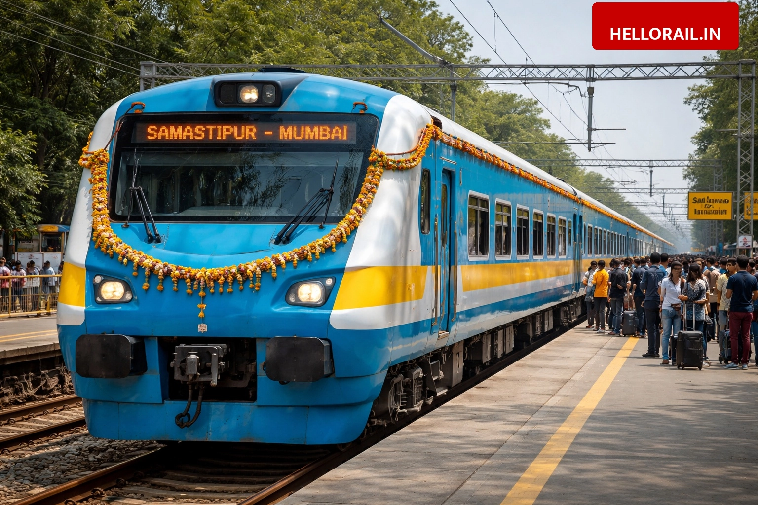 New Train Announcement: Samastipur-Mumbai AC Summer Special via Patna and Muzaffarpur to run from April