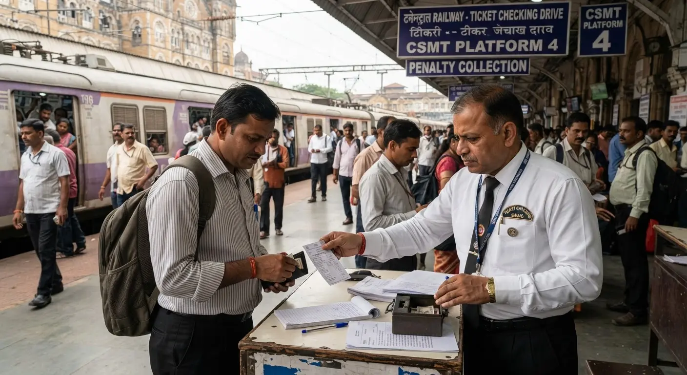Indian Railways collects 121 crore rupees in fines during recent ticket checking drive