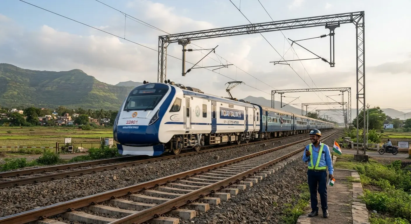 Indian Railways achieves 99.6 percent broad gauge electrification milestone