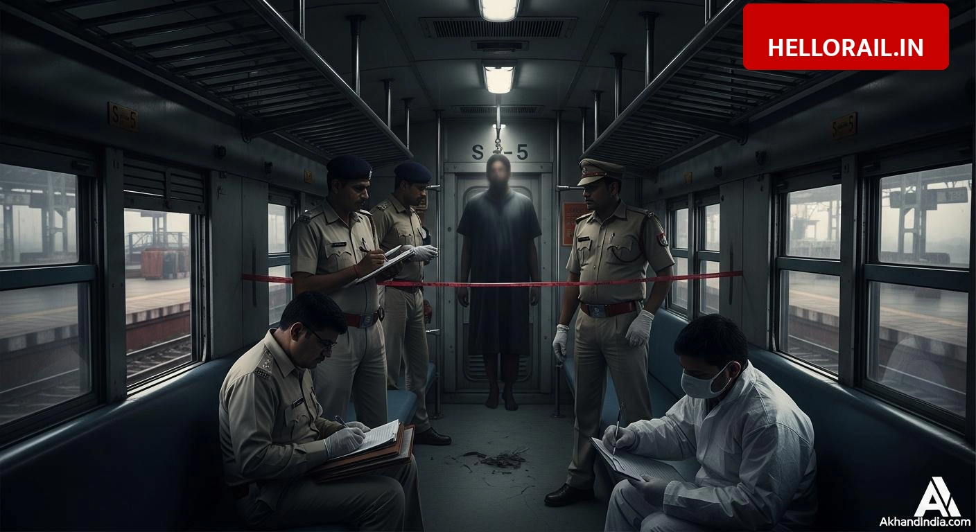 Satyagraha Express Horror: Body Found Hanging in Coach S-5 at Raxaul, Blood Stains Raise Murder Fears