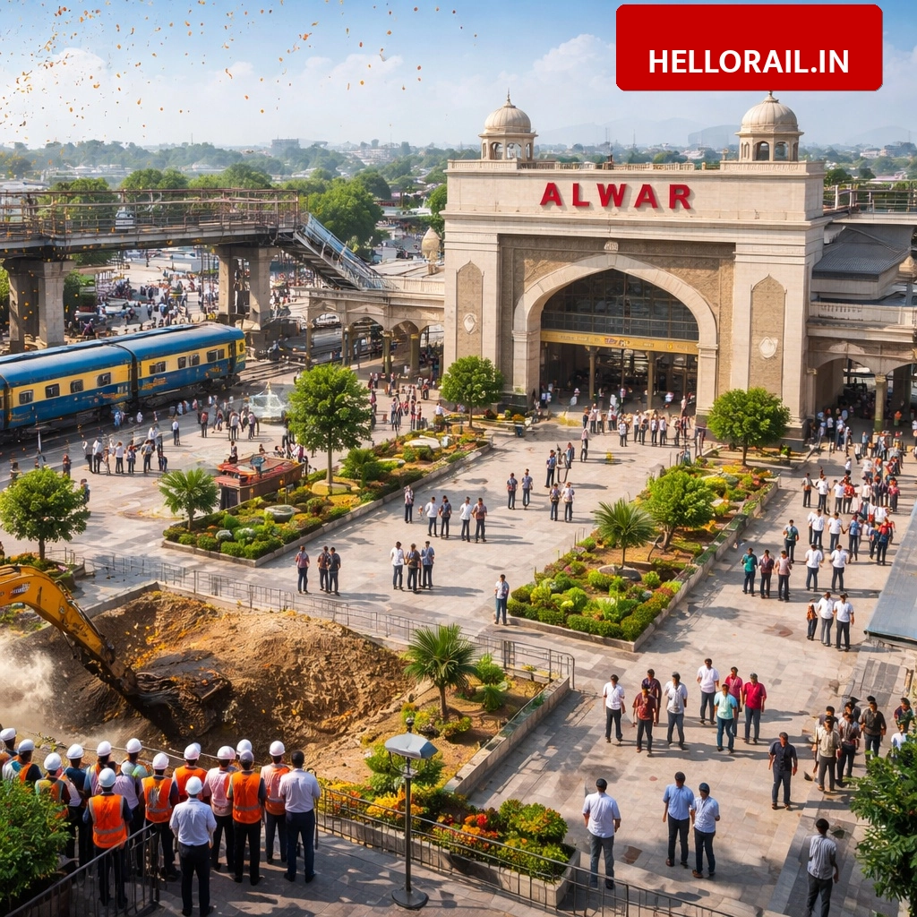 Alwar Railway Station: ₹111 crore redevelopment project launched for modern facilities