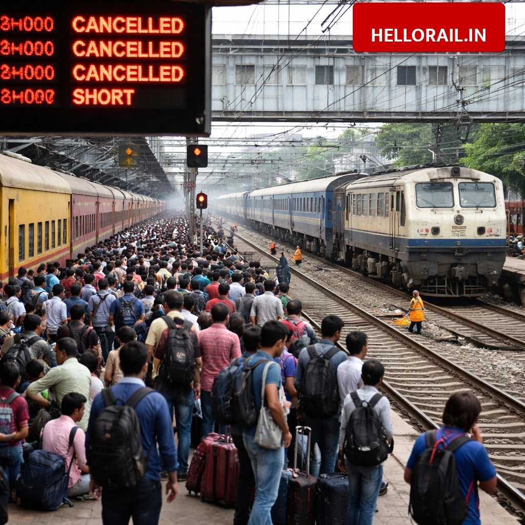 Bilaspur-Raipur route rail block: 18 trains cancelled and 20 short terminated from May 3