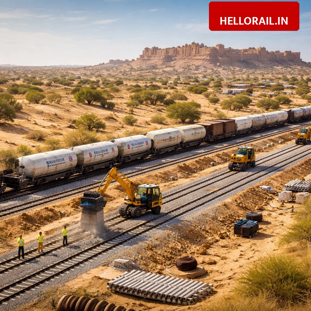 Jaisalmer Railway Expansion: Land approved for JK Cement line and new connectivity projects
