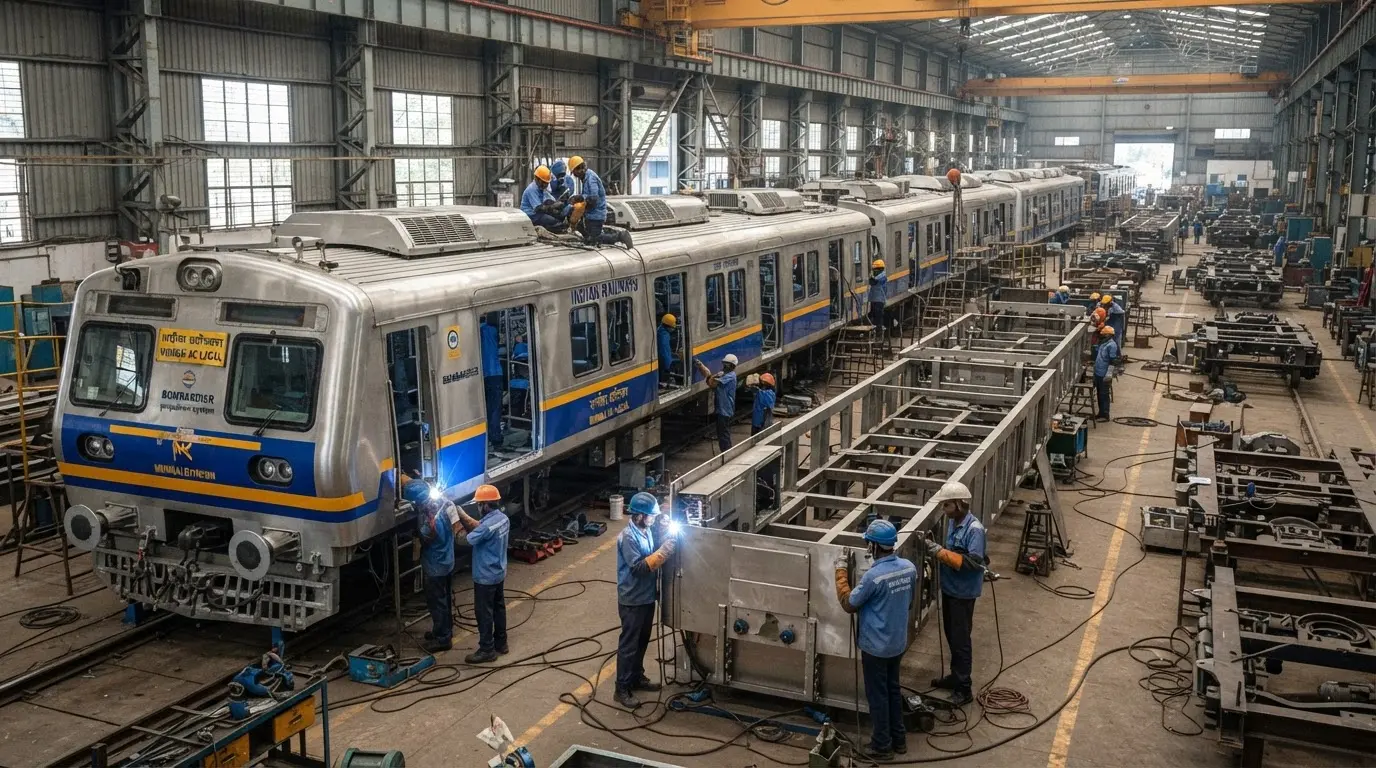 Indian Railways to manufacture 238 AC local trains for Mumbai in house