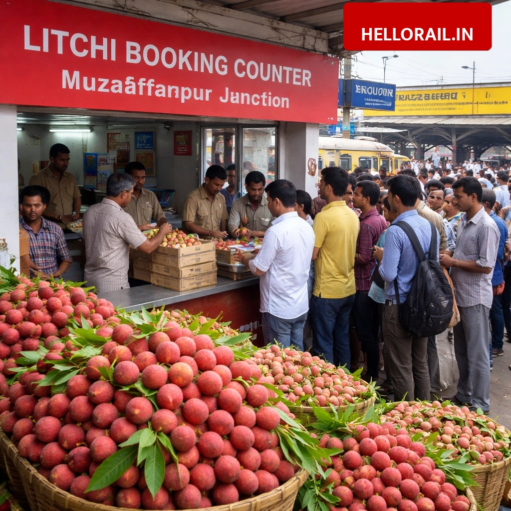 Muzaffarpur Junction: Dedicated counter opened for Litchi booking, VP services to start from May 15