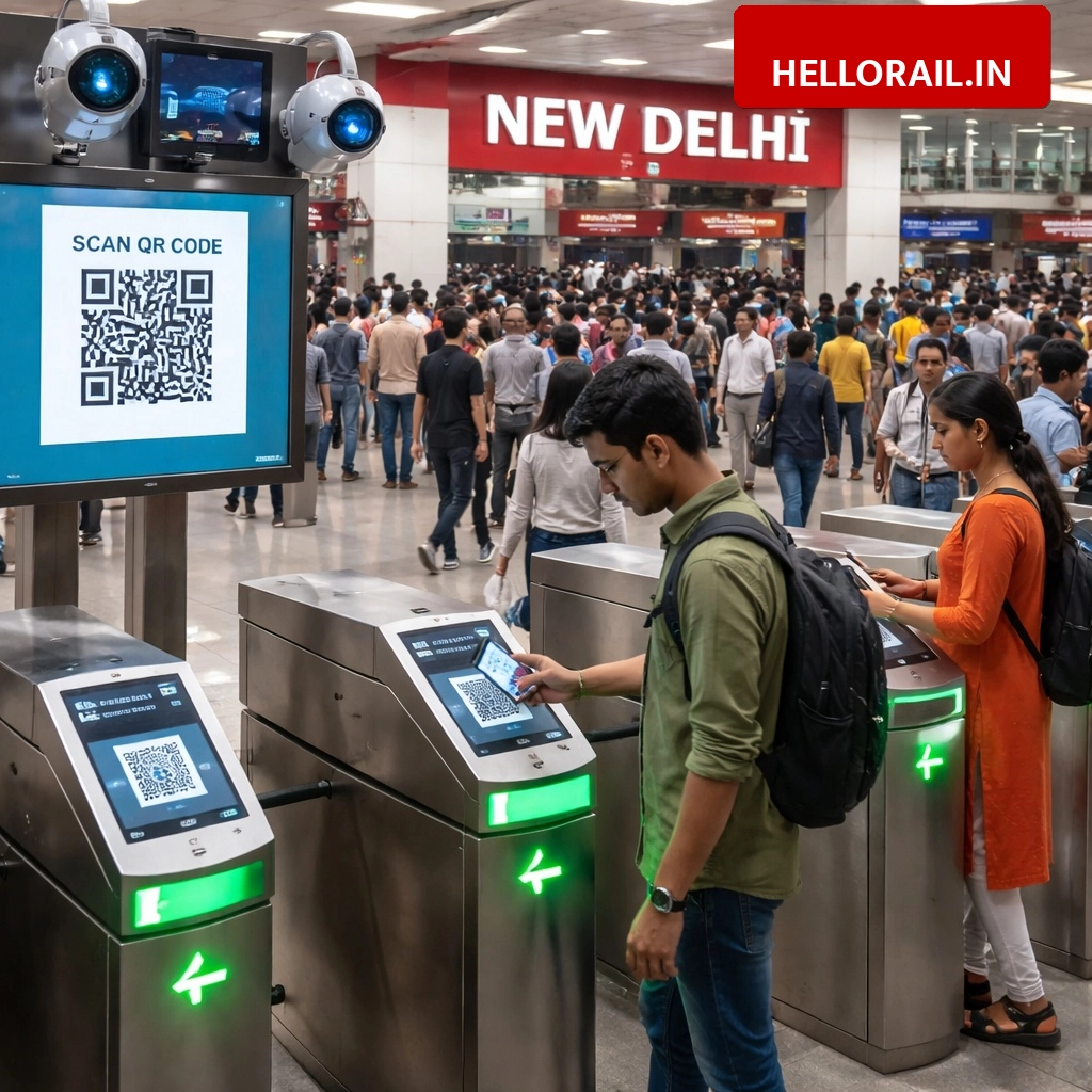 New Delhi Railway Station: QR code-based entry and AI surveillance system to be launched soon