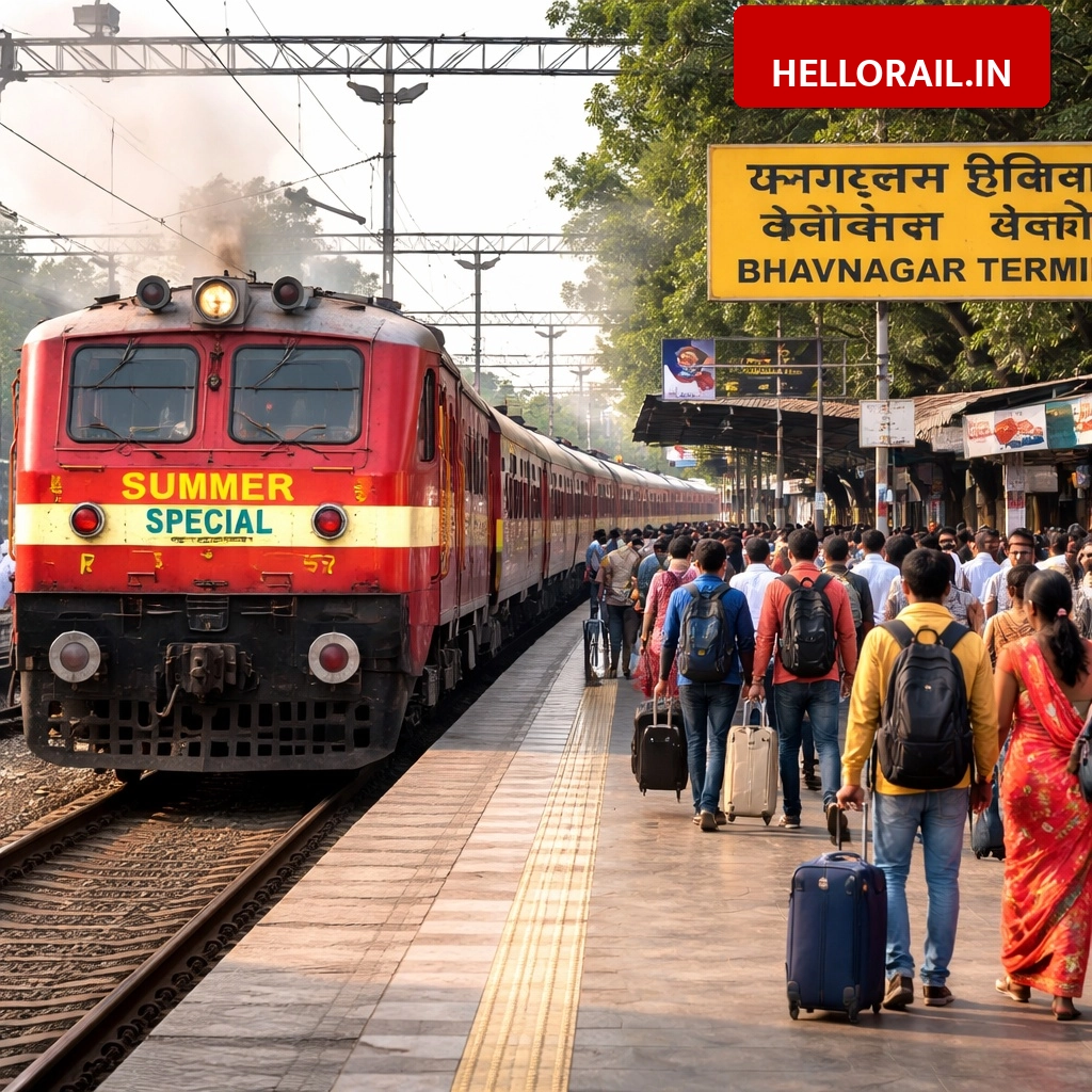 Bhavnagar Terminus to Haridwar Summer Special: New weekly train via Delhi and Ajmer announced
