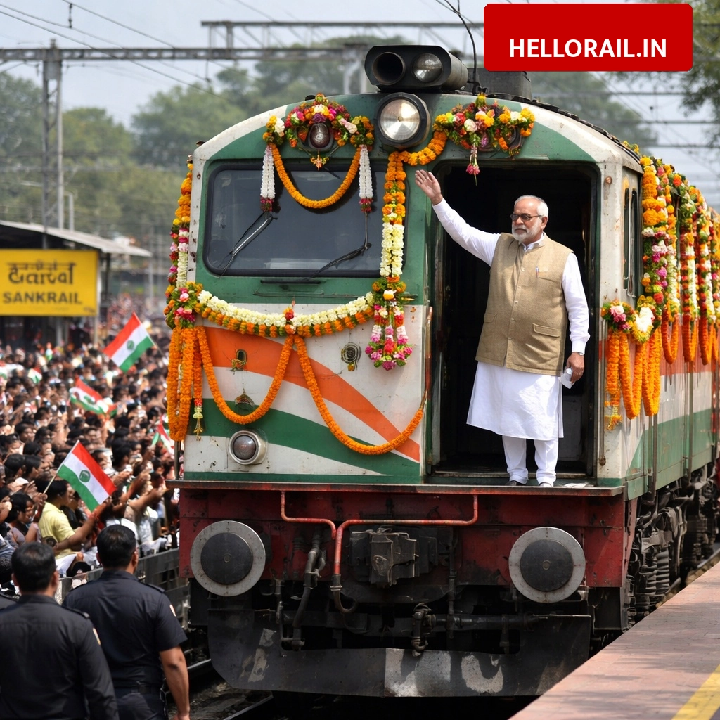 Sankrail-Santragachi Link Line: PM Modi dedicates 9 km rail project to nation in West Bengal
