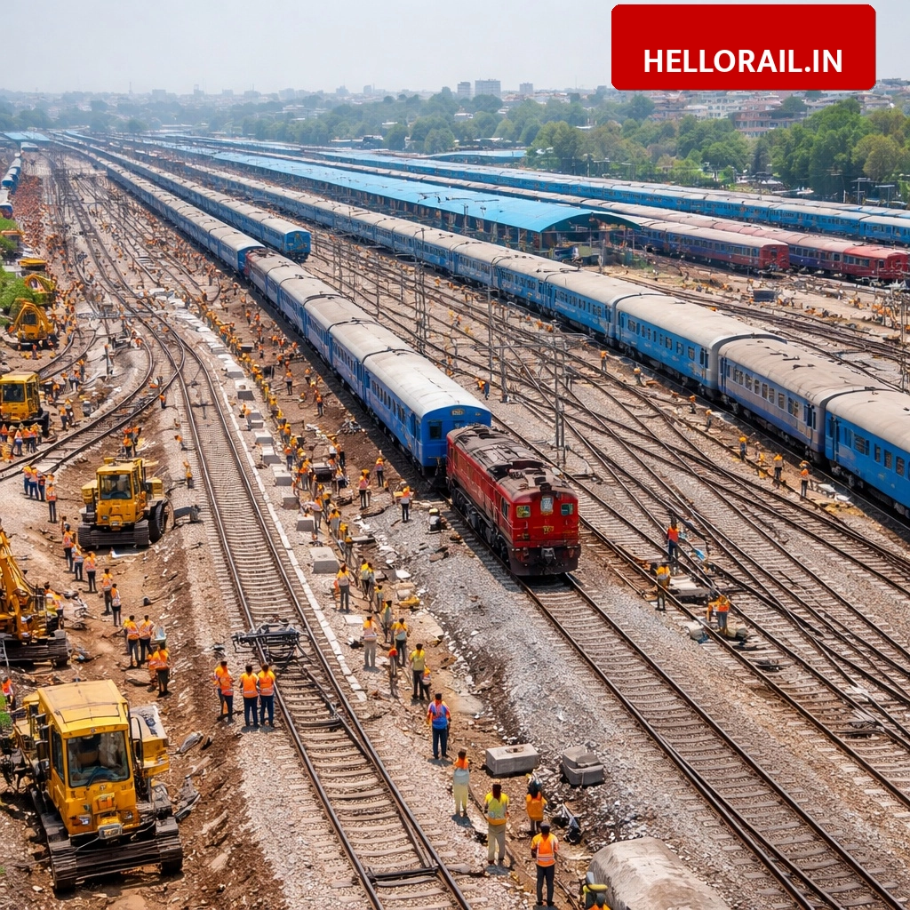 Prayagraj Junction Yard Remodeling: Route changed for 21 to 35 trains, check full list