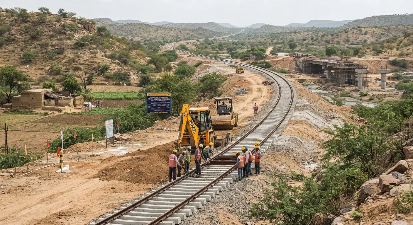 Ratlam Banswara Dungarpur rail project moves forward despite land acquisition hurdles