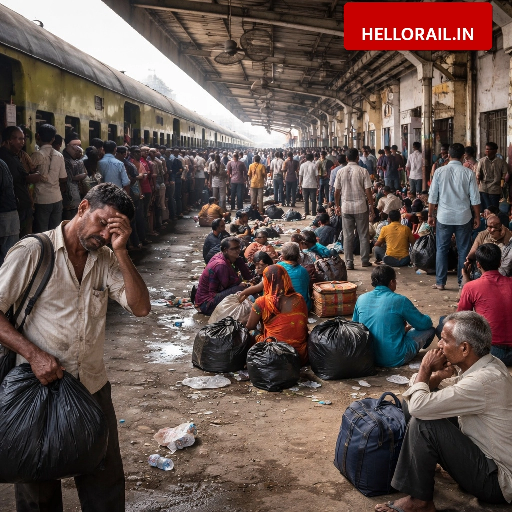 Kiul-Gaya Rail Section: Passengers face hardships due to irregular trains and poor facilities at Nawada Station