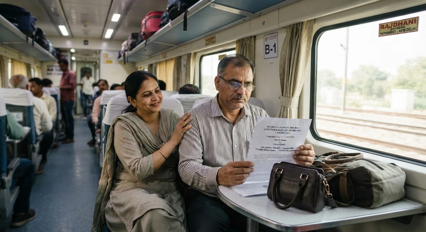 Northern Railways to pay 80000 rupees compensation for theft on Rajdhani Express