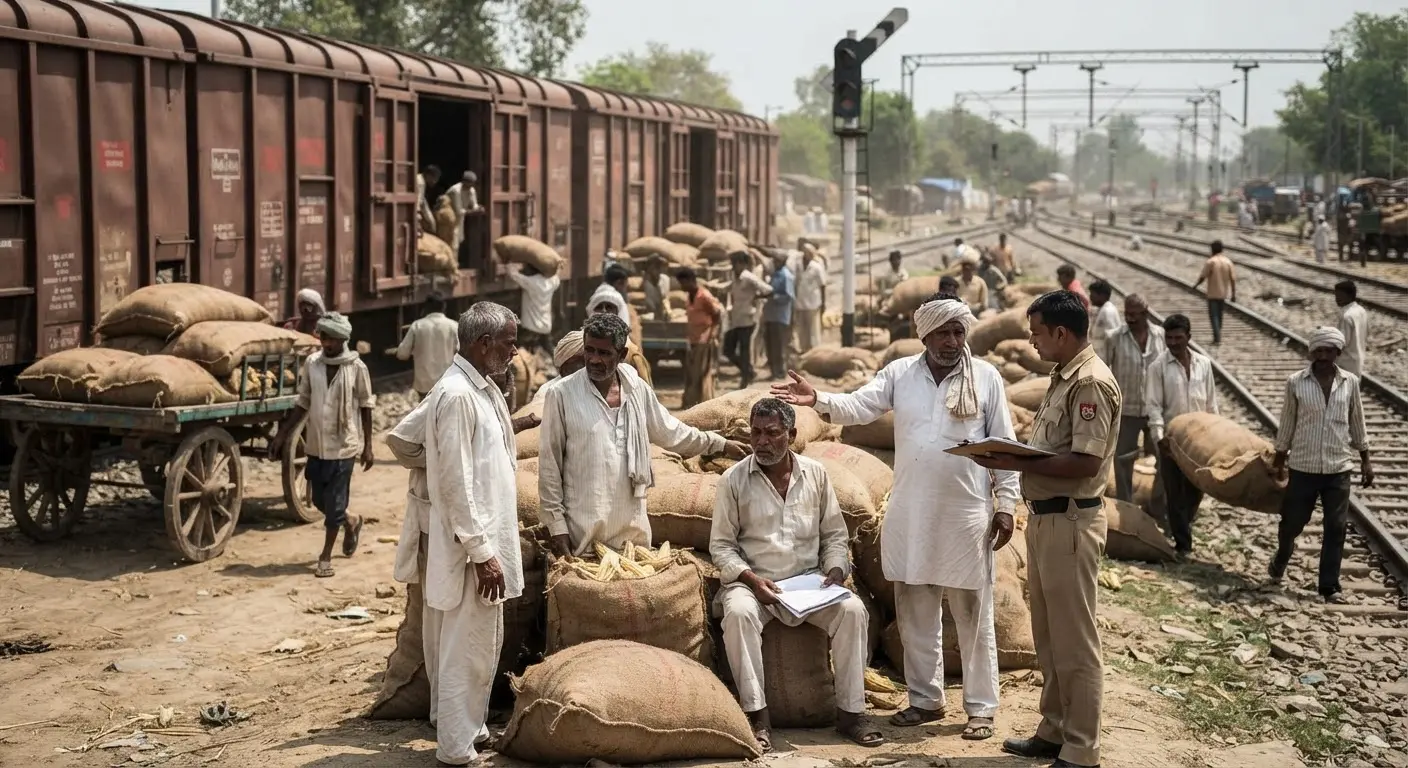 Budaun maize traders cancel railway indents following logistical hurdles during Kanwar Yatra