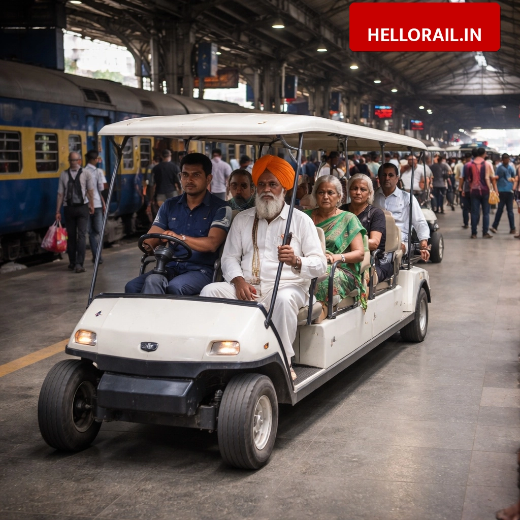 Delhi Railway Stations: Battery cart service available for elderly and disabled passengers, check charges