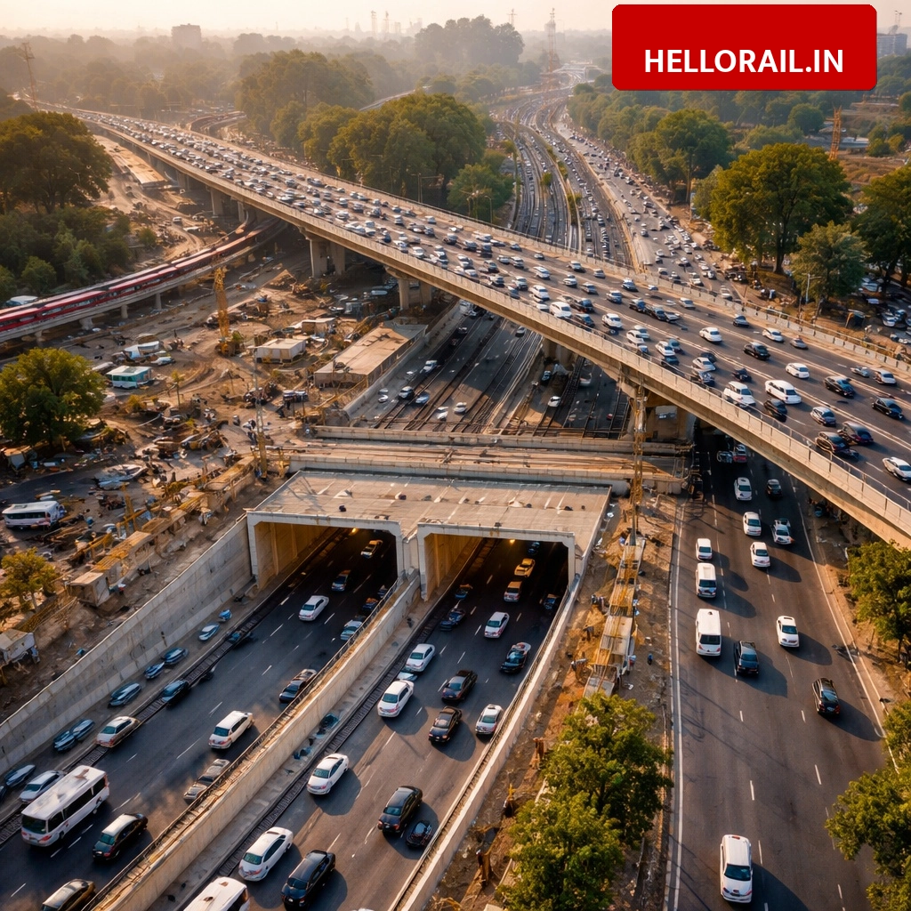 Delhi Traffic Update: Government plans tunnels and flyovers at 10 railway crossings to ease congestion