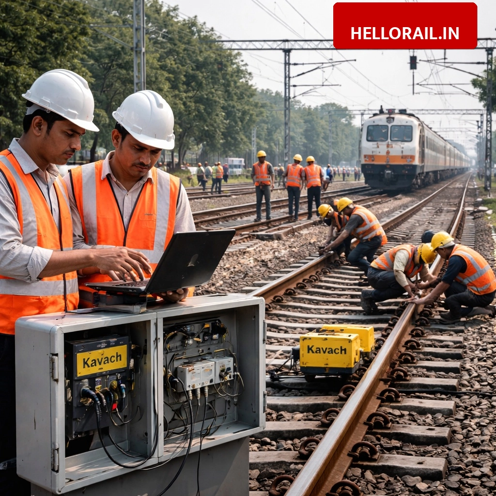 Railway safety boost: Kavach technology to be installed on 811 route km in Ambala Division