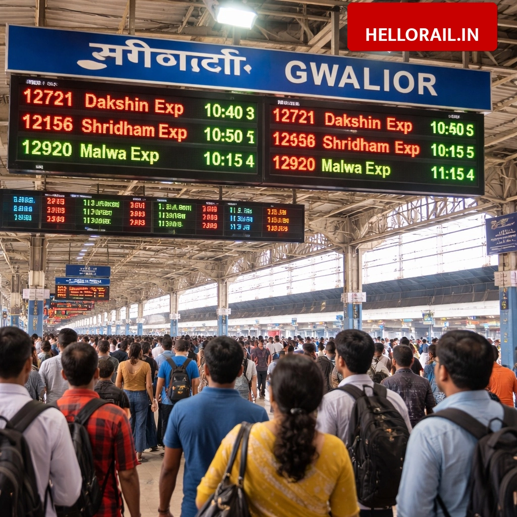 Gwalior Railway Station: New Departure Alert System to be launched for passenger safety