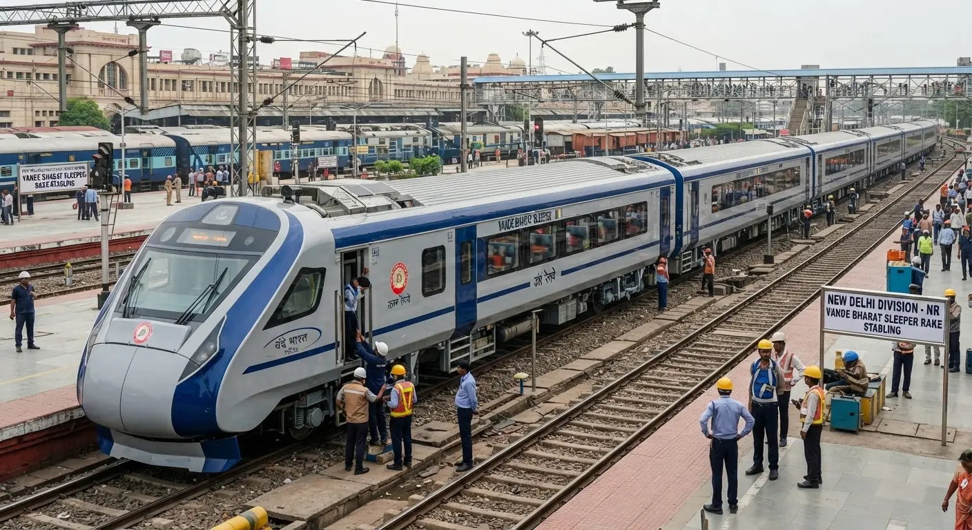 Northern and South Western Railways set to receive new Vande Bharat Sleeper trainsets