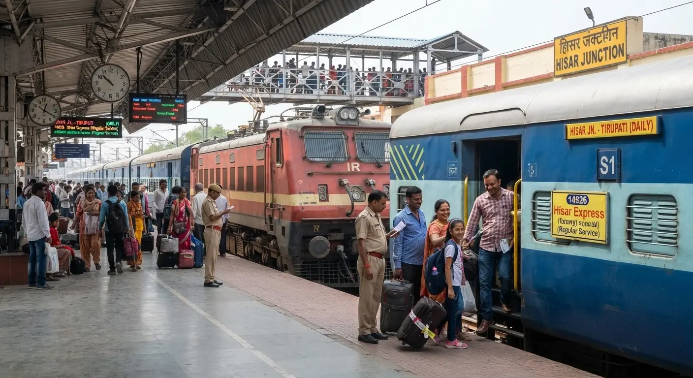 Indian Railways converts two Hisar special trains into permanent services