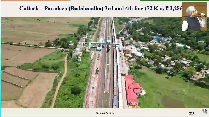 Haridaspur Paradeep rail doubling project to boost port freight capacity