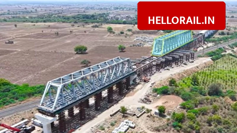 Bullet Train Project: Massive 2900-tonne steel bridge launched over railway tracks in Gujarat