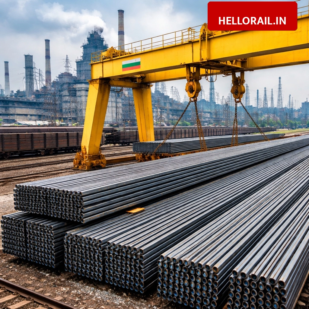 Railway infrastructure boost: Indian Railways orders 14.23 lakh tonnes of rails from Bhilai Steel Plant