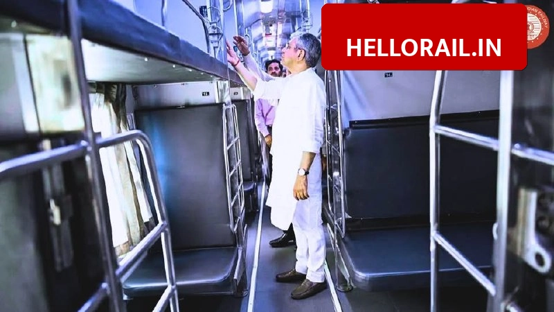 Amrit Bharat Express: Railway Minister inspects new sleeper coach design with modern features