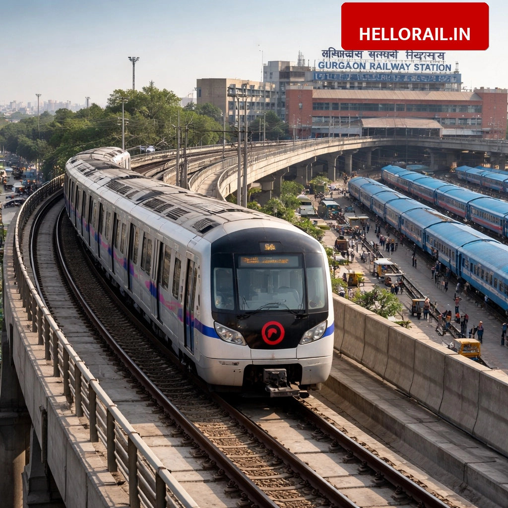 Gurugram Metro Update: Approval granted to connect Metro to Gurgaon Railway Station