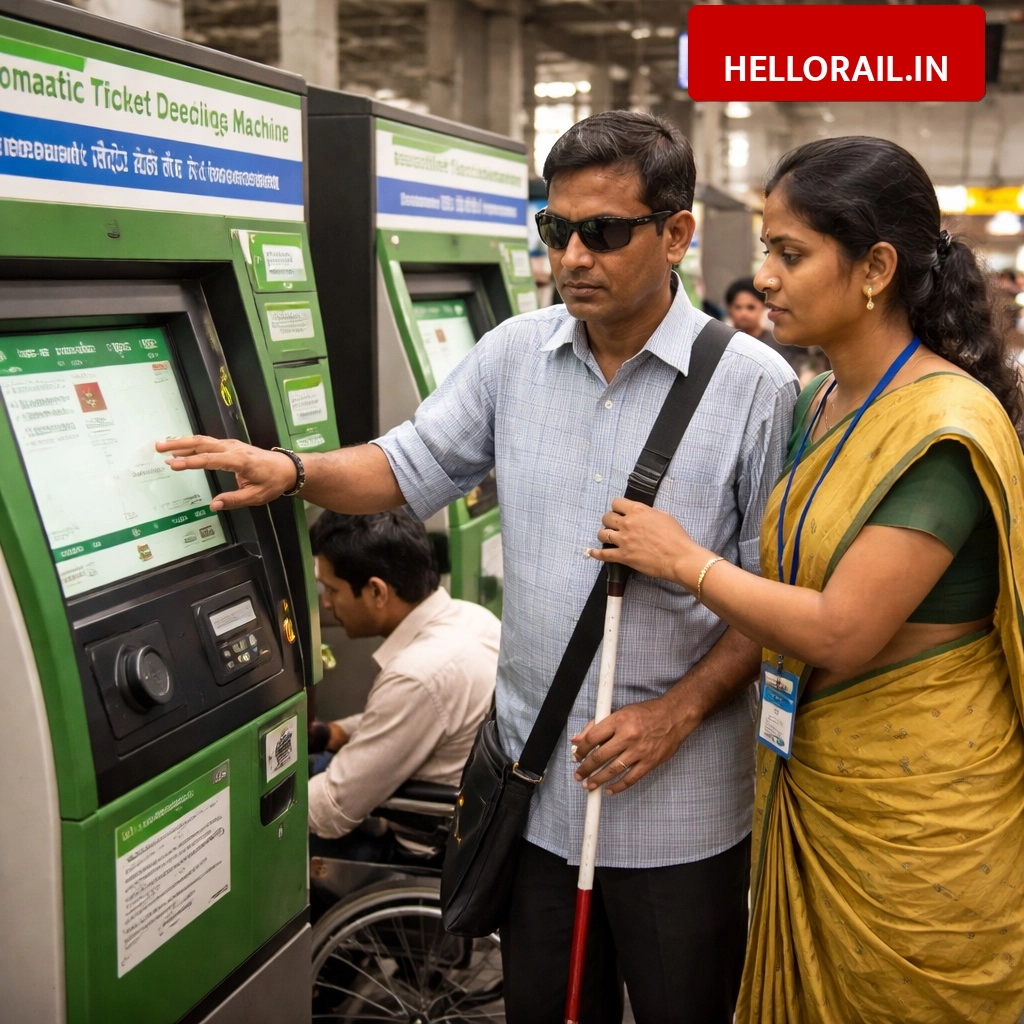 Indian Railways Job Update: 127 ATVM Facilitator posts announced for persons with disabilities
