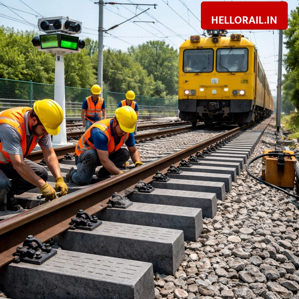 Indian Railways to introduce composite sleepers and AI monitoring for enhanced track safety