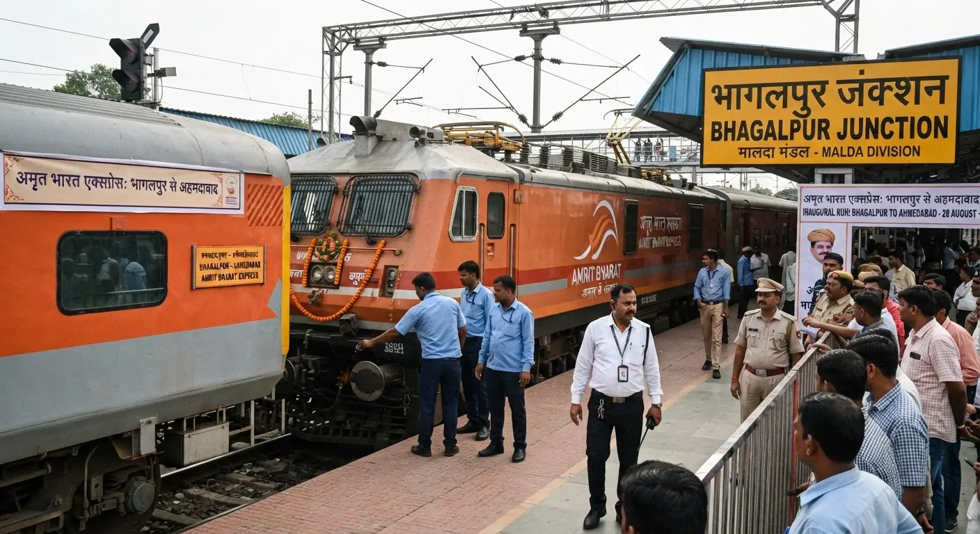 Bhagalpur Ahmedabad Amrit Bharat Express will start operating on August 28