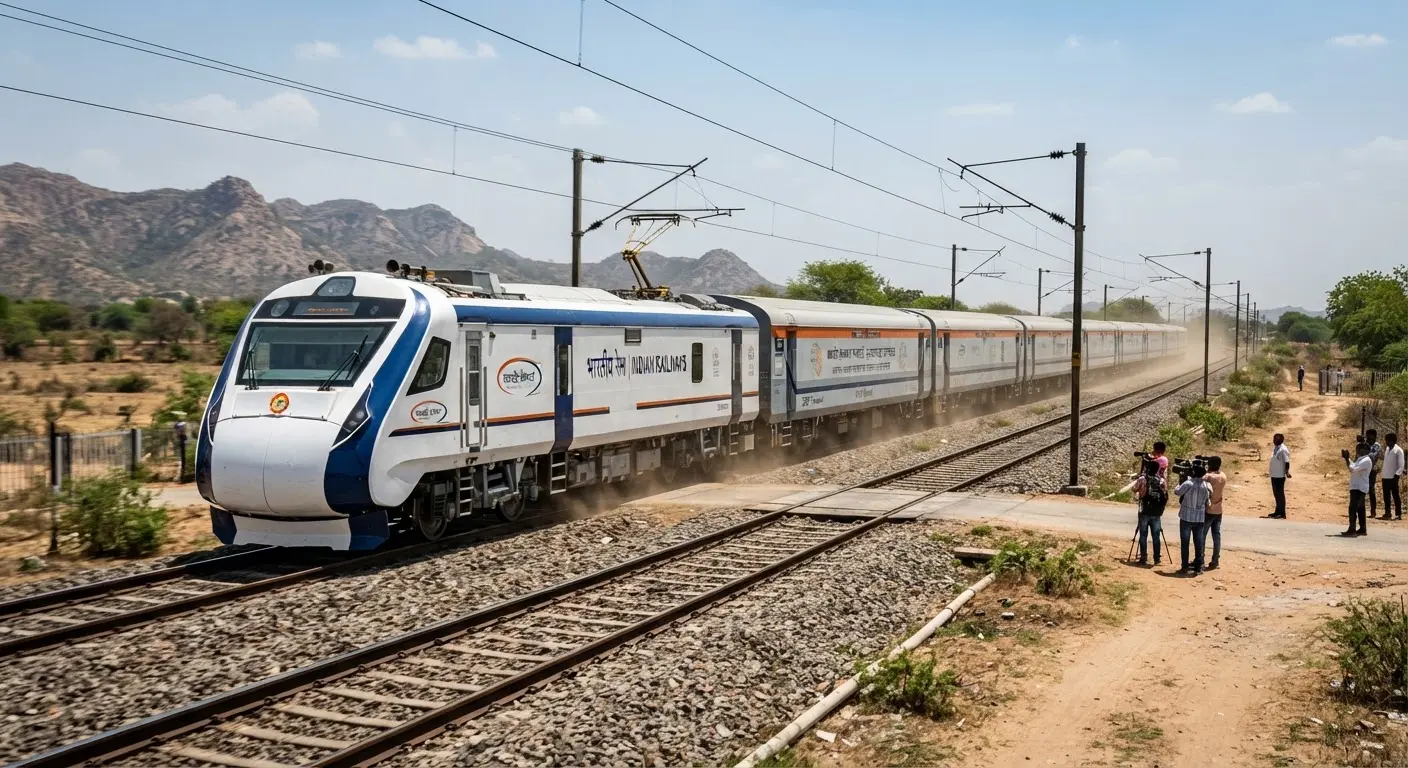Indian Railways begins trials for the first Vande Bharat Superfast Parcel Express