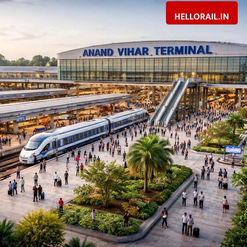 Anand Vihar Railway Terminal: Multi-crore development projects to enhance passenger facilities