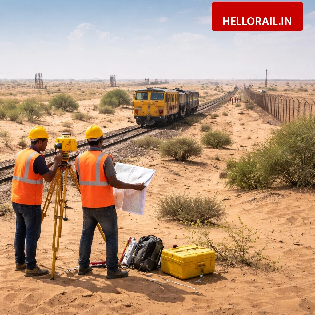 Jaisalmer-Bhabhar Rail Line: Final location survey begins for 380 km border route