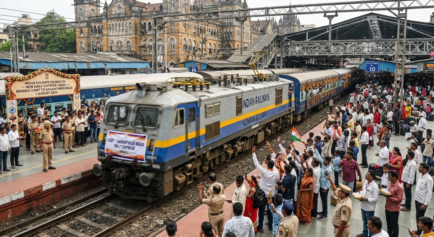 Indian Railways approves new daily express train between Mumbai CSMT and Sawantwadi Road