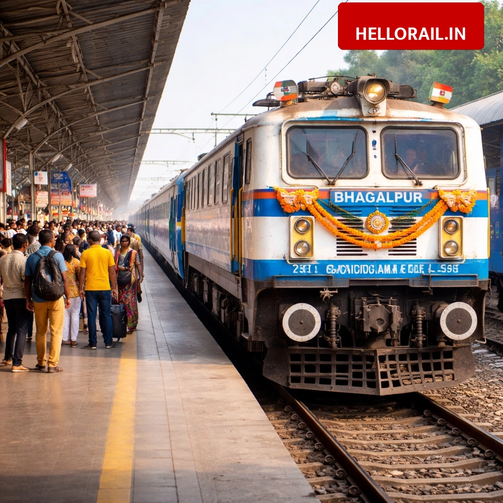New Train Announcement: Indian Railways to extend Gandhidham-Bhagalpur special train service until June 2026 (Bhagalpur)