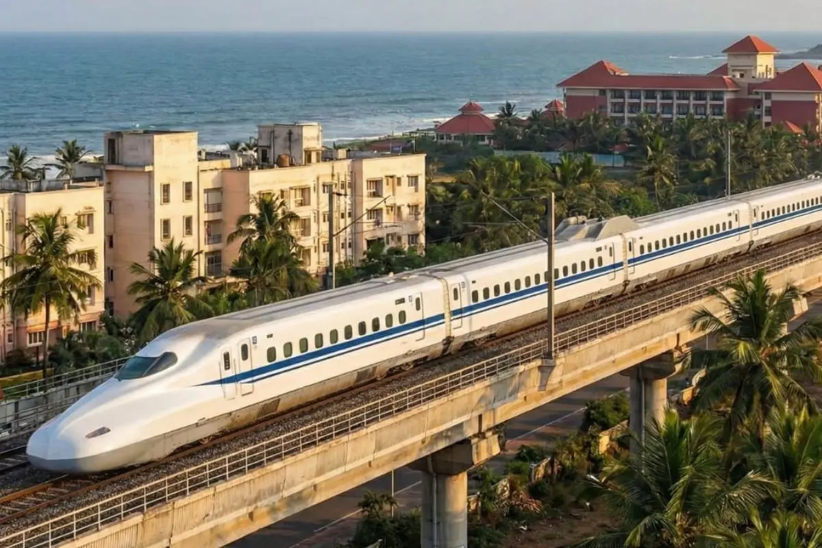500 Km Long Elevated Railway Track for Bullet Train in Bihar to Run from Varanasi to Siliguri.