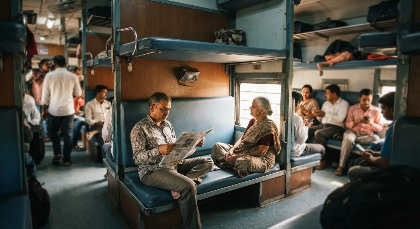 Indian Railways Clarifies Berth Sharing Rules for Side Lower and Side Upper Passengers