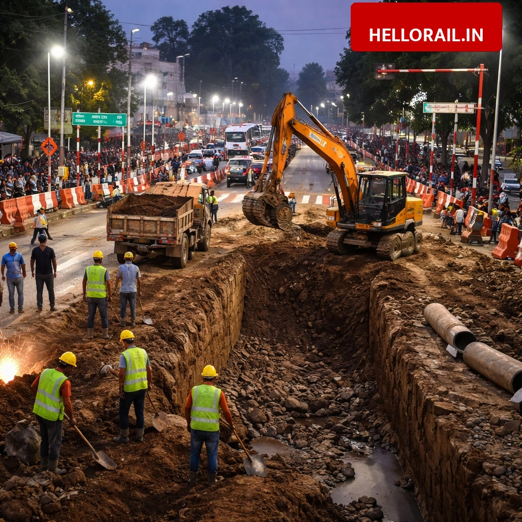 Udham Singh Nagar: Deep screening work at railway gate 37 SPL, check dates and traffic diversions