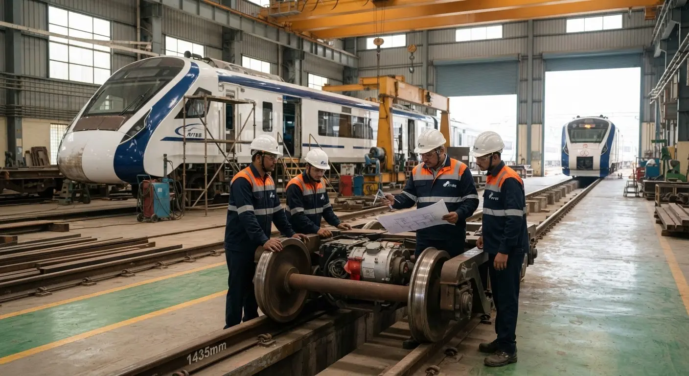 RITES begins development of standard gauge Vande Bharat trains for international export markets