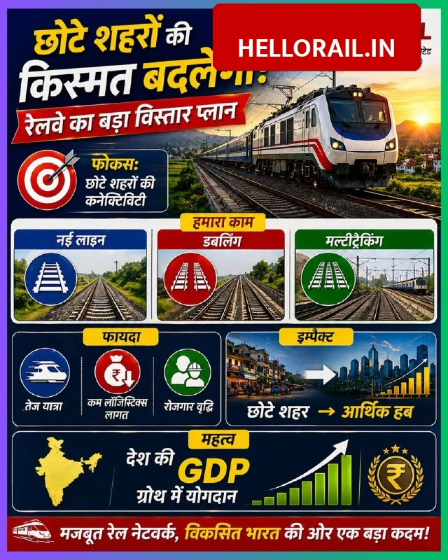 Indian Railways Mega Plan: Infrastructure boost for small towns and capacity expansion by 2030