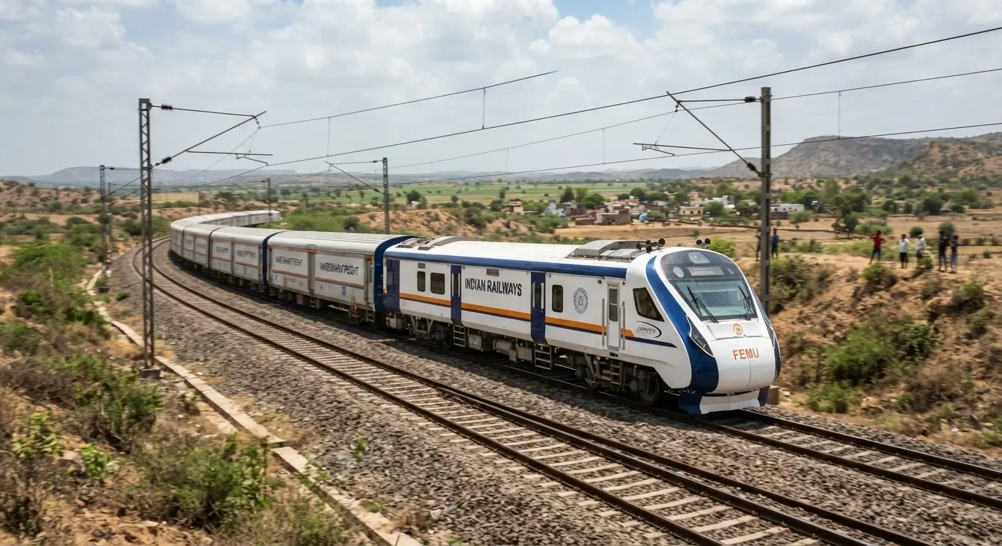 India Successfully Completes High Speed Trials for First Vande Bharat Freight Train