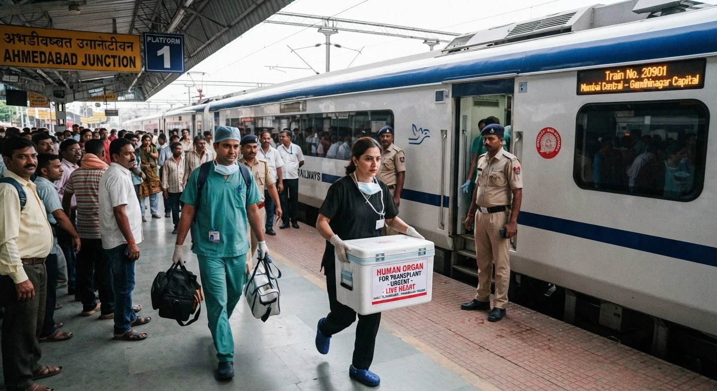 Indian Railways transports a live human heart for the first time on Vande Bharat Express