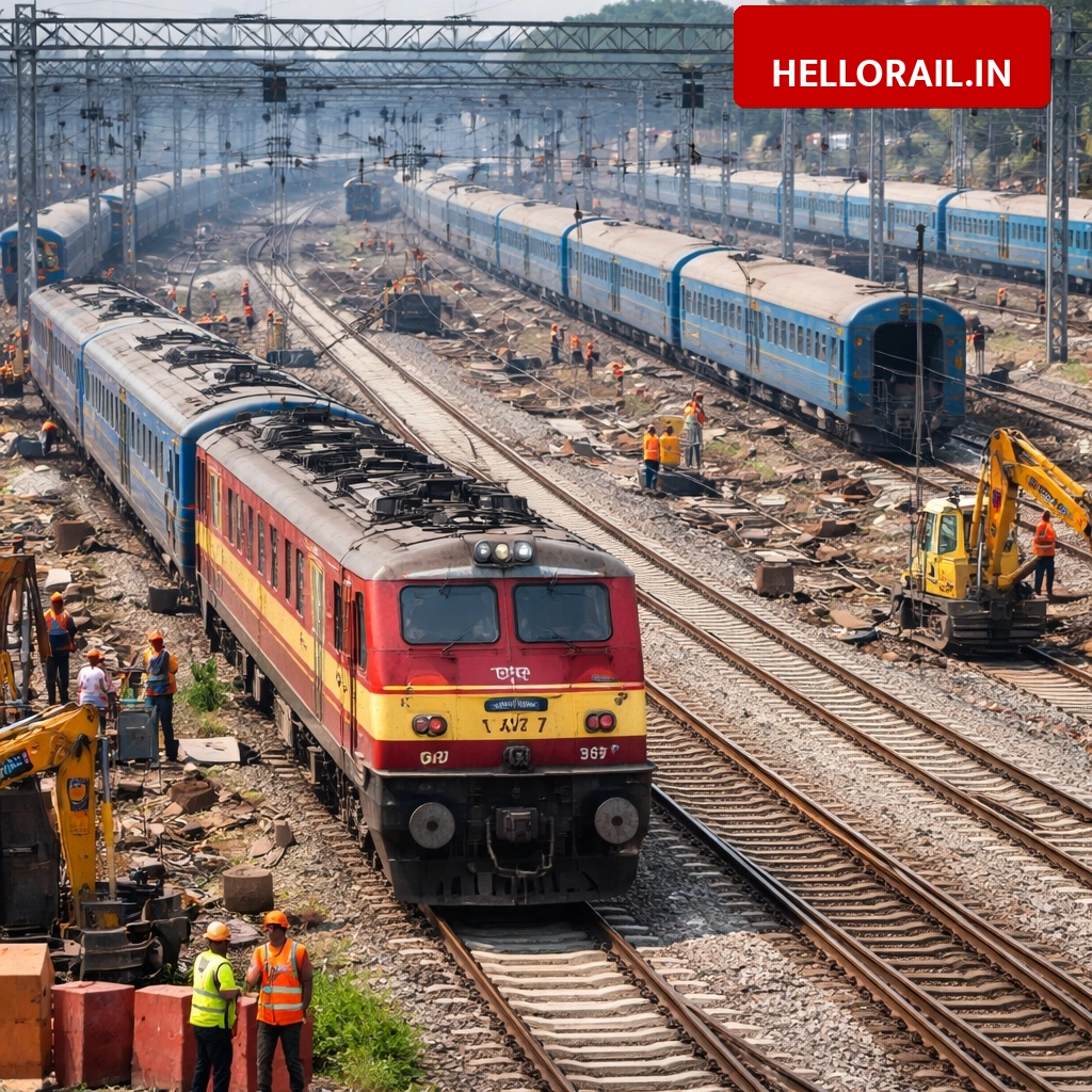 Railway Block Update: 13 trains cancelled and 35 diverted due to Prayagraj yard remodelling