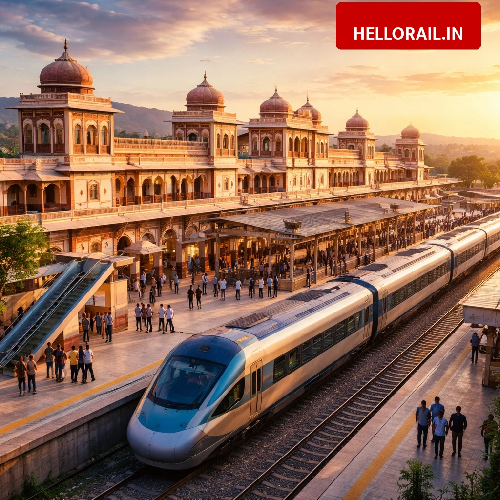 Sanganer Railway Station Upgrade: Jaipur heritage station to get 107.9 crore high-tech transformation