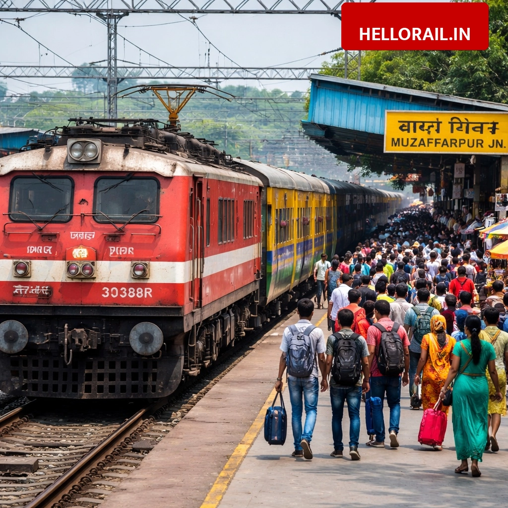 Summer Special Trains: Indian Railways extends operation of 3 train pairs via Muzaffarpur